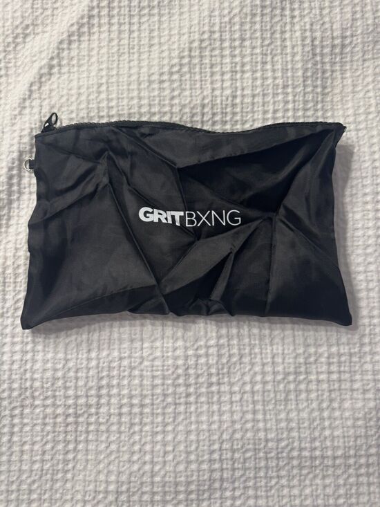 GritBxng Other - Grit Bxng boxing Black Zip Pouch Athletic Fitness Gym Bag Travel Accessory Case